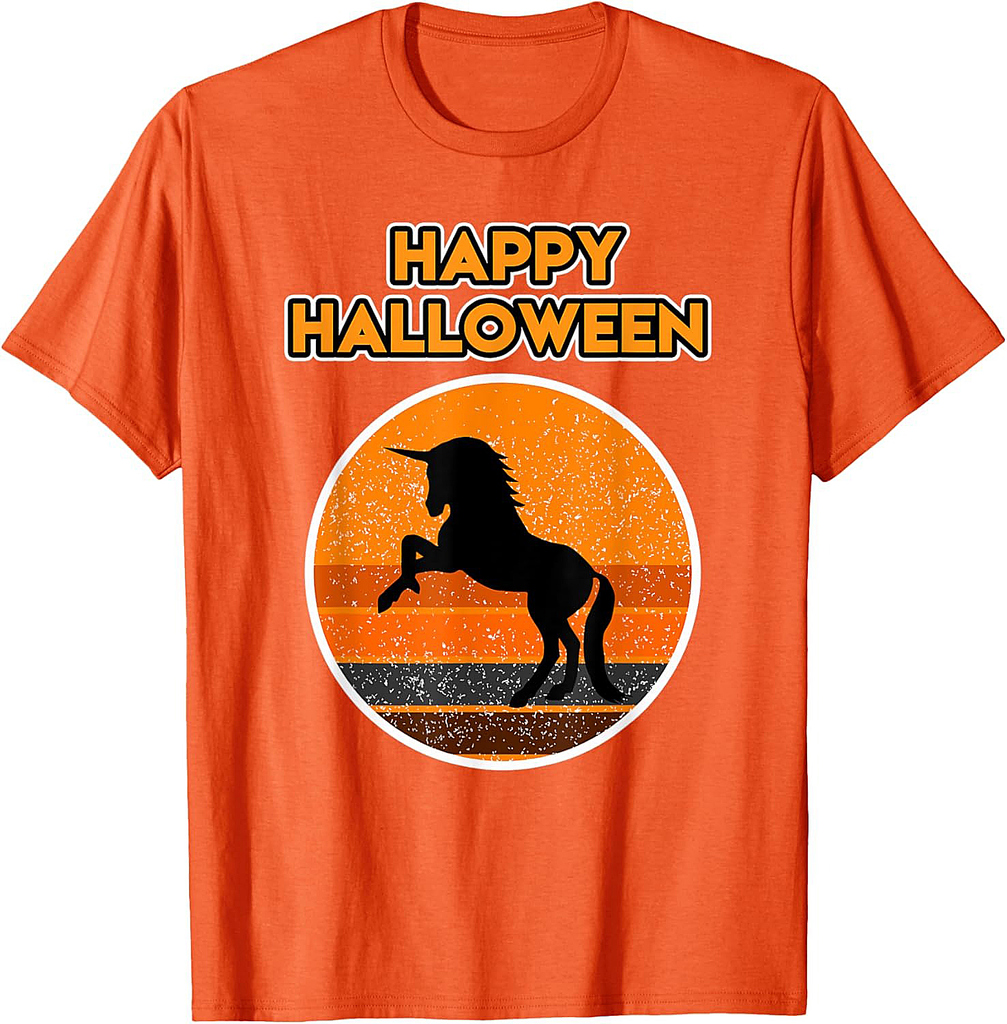 Happy Halloween Unicorn for Girls - Halloween Unicorn T-Shirt