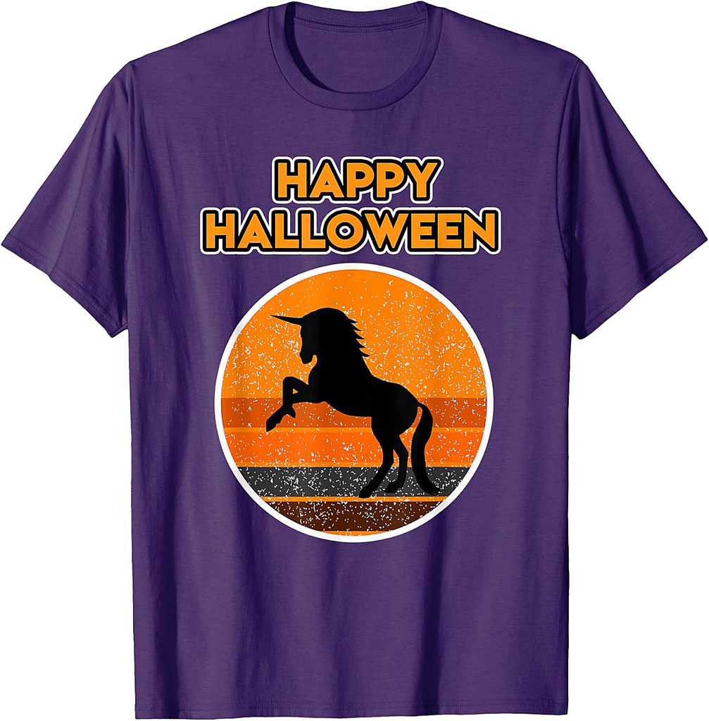 Happy Halloween Unicorn for Girls - Halloween Unicorn T-Shirt