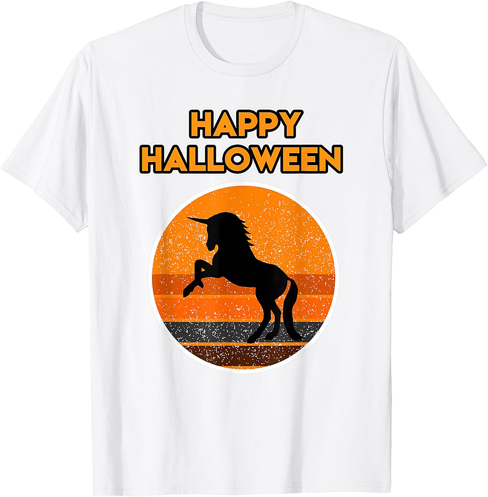 Happy Halloween Unicorn for Girls - Halloween Unicorn T-Shirt