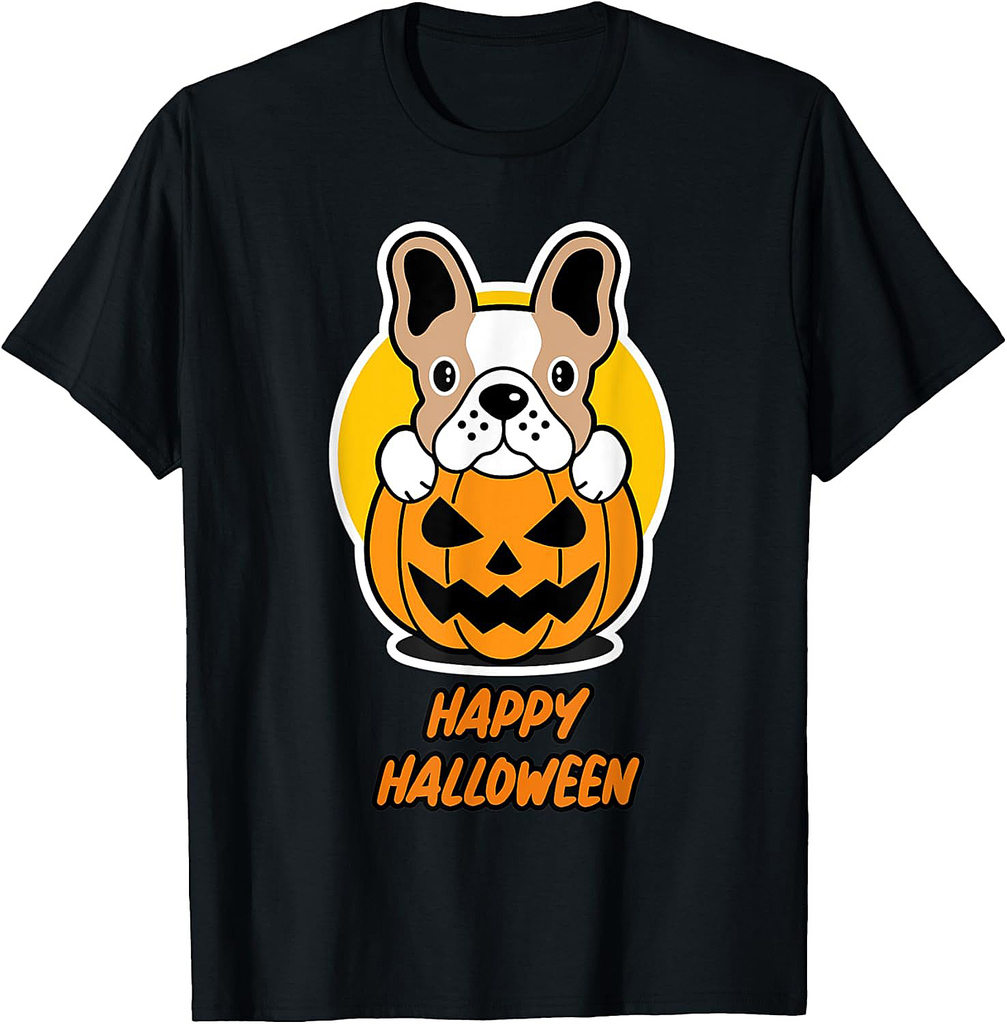 Happy Halloween for Dog Lover - Dog Pumpkin Halloween T-Shirt