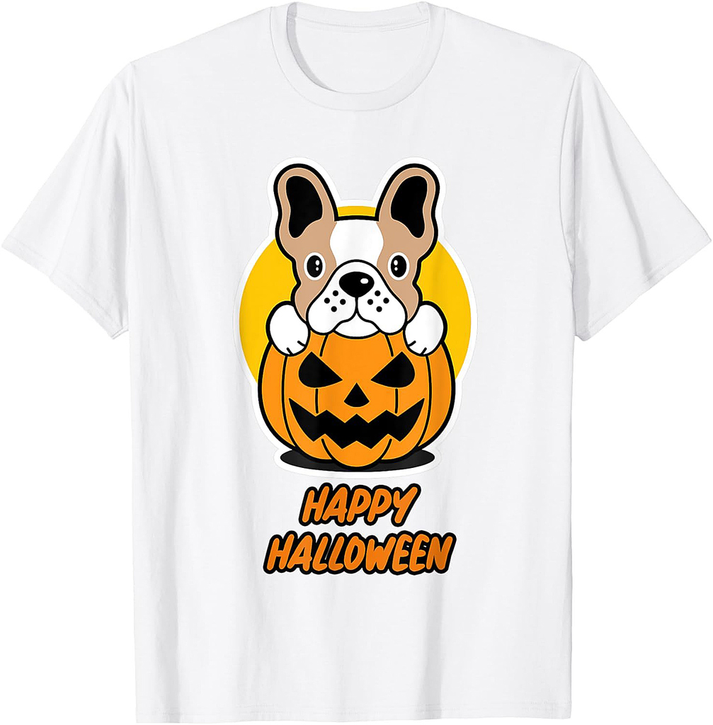 Happy Halloween for Dog Lover - Dog Pumpkin Halloween T-Shirt