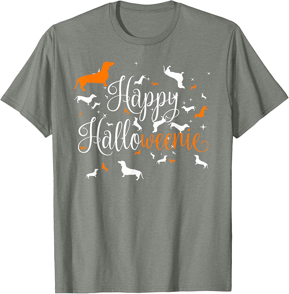 Happy Halloweenie Dachshund Shirt T-Shirt