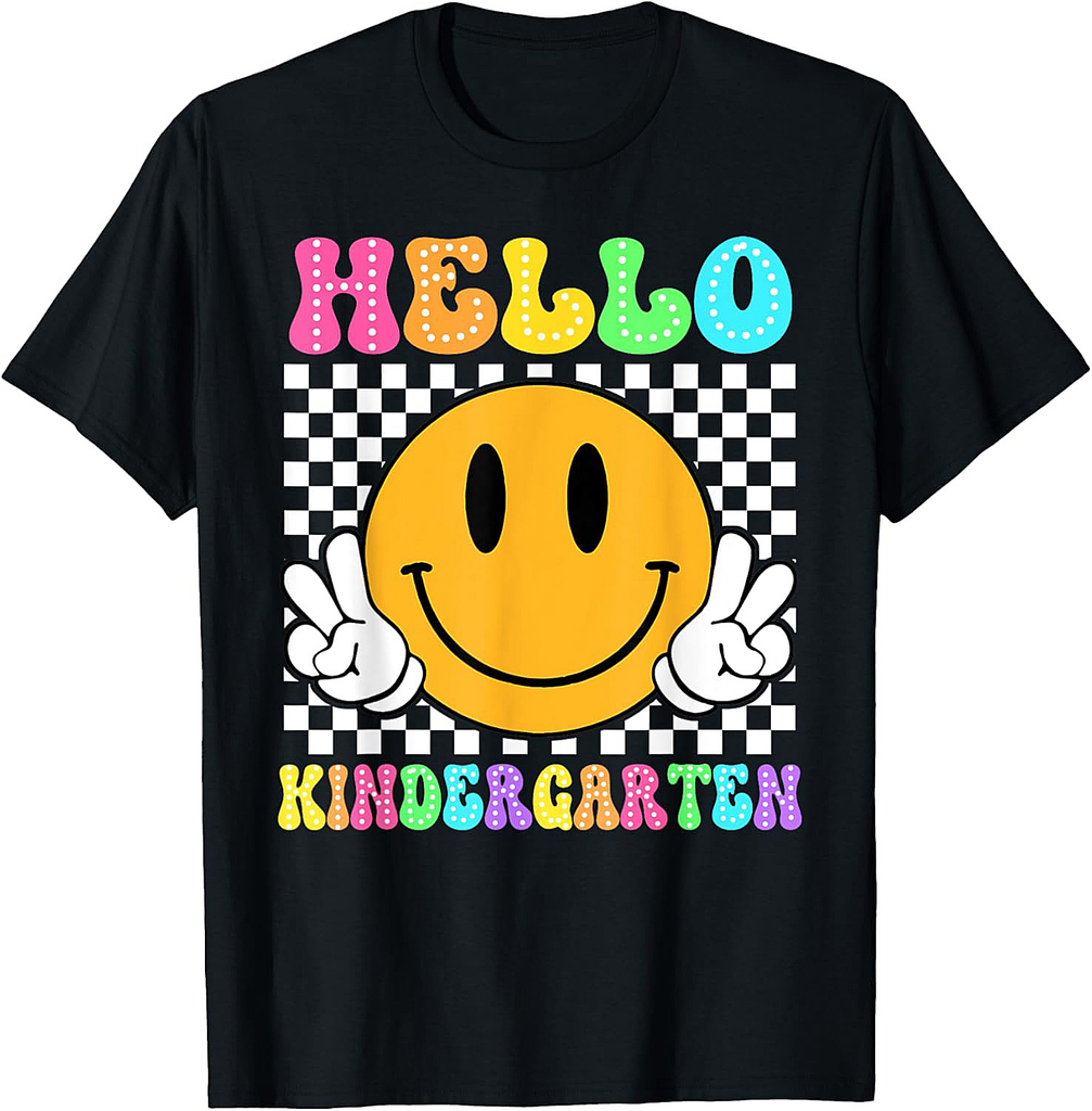 Hello Kindergarten Back to School for Teachers and Students T-Shirt