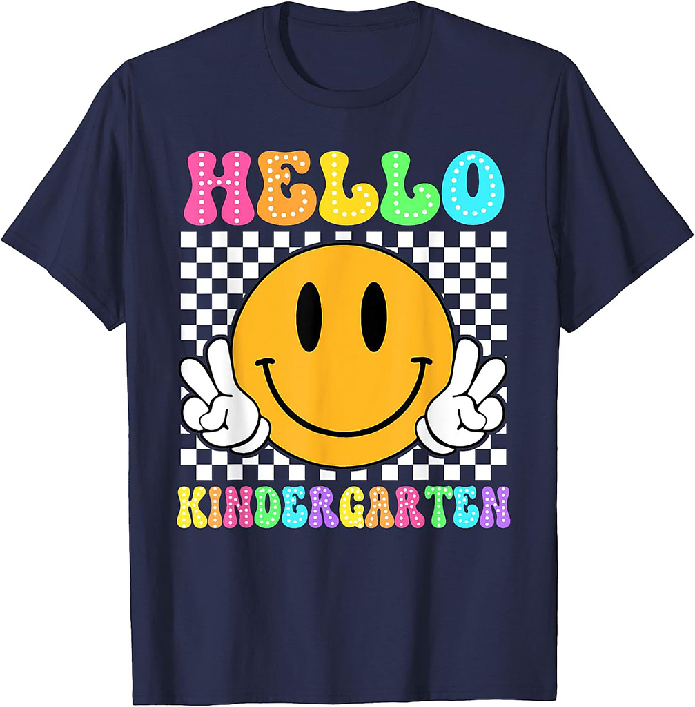 Hello Kindergarten Back to School for Teachers and Students T-Shirt