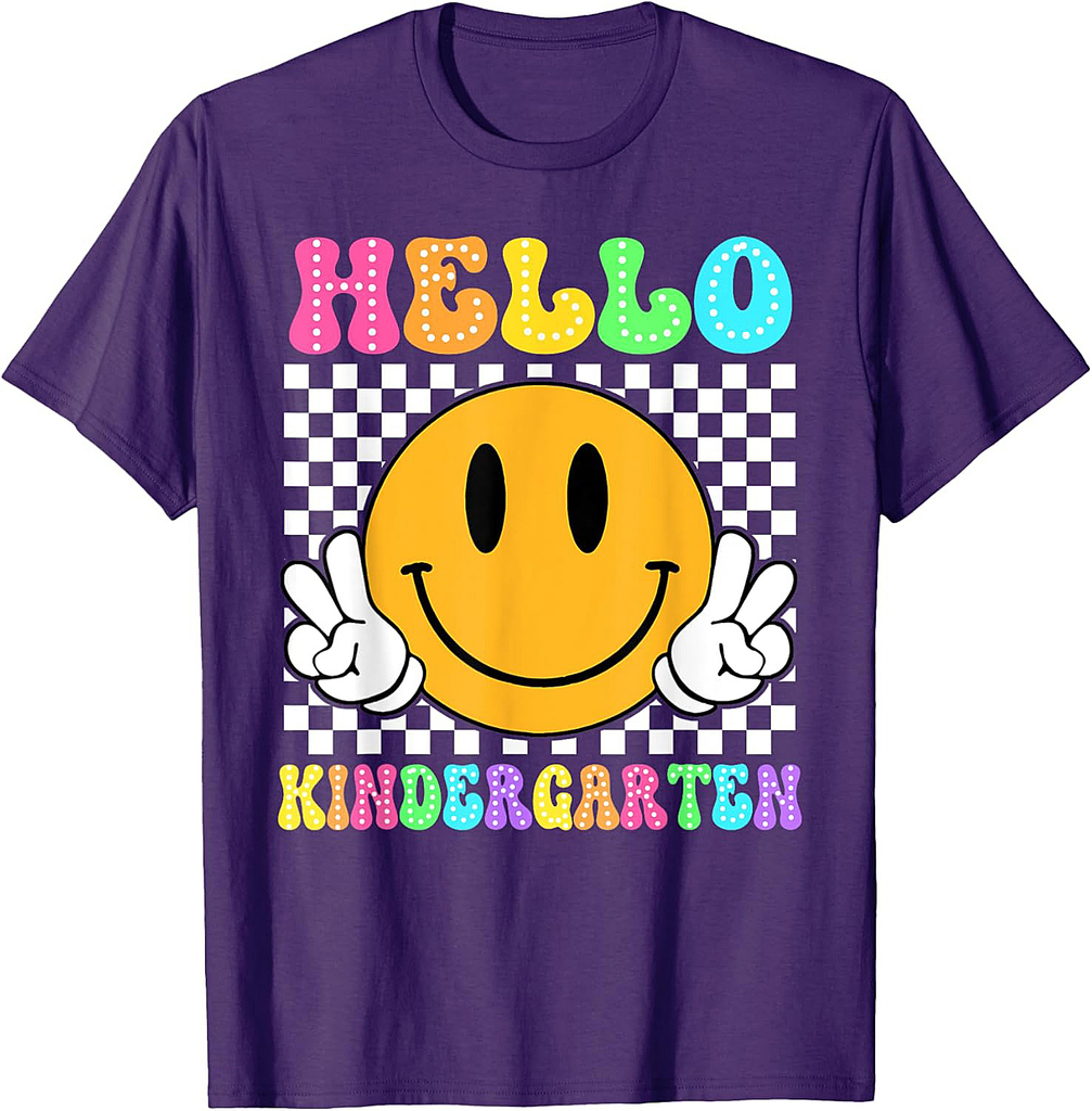 Hello Kindergarten Back to School for Teachers and Students T-Shirt