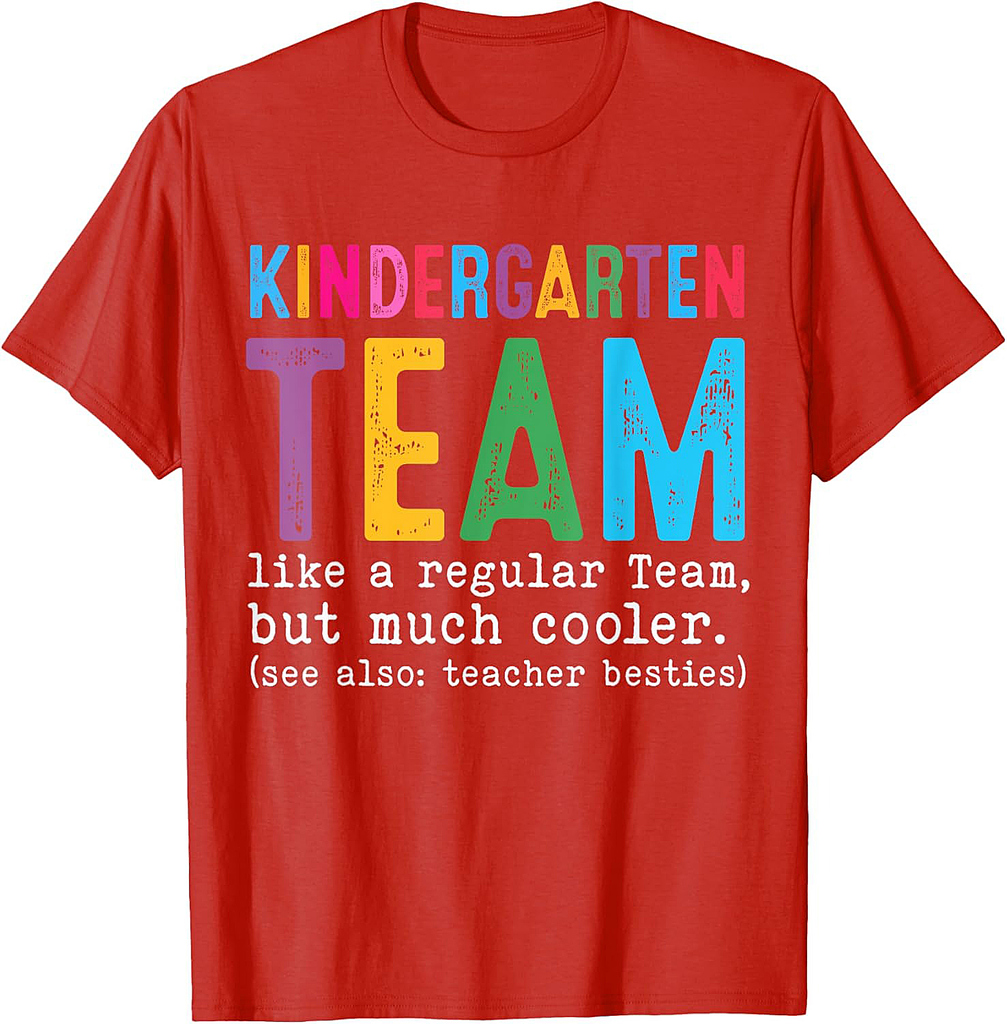 Hello Kindergarten Team Back to School Teacher Student Kids T-Shirt