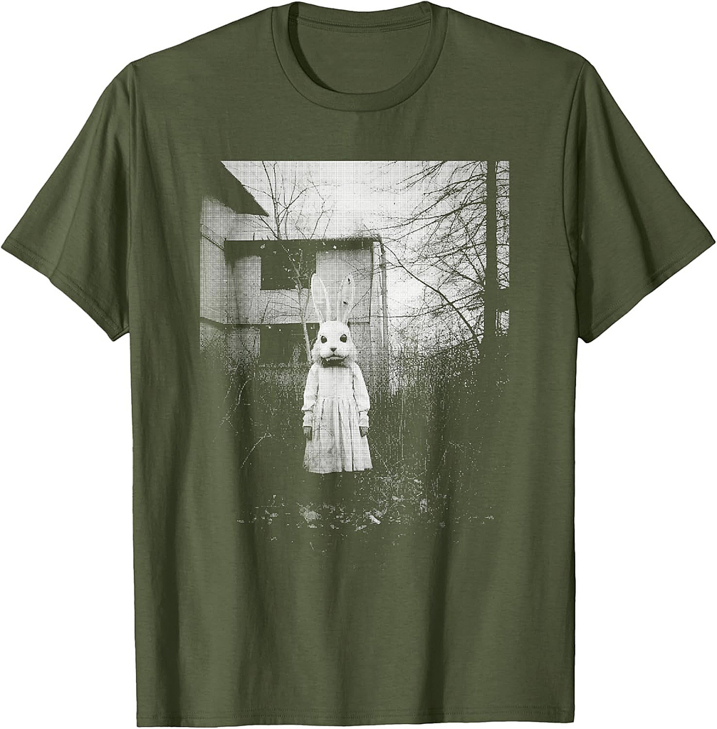 Horror Bunny Rabbit | Dark Creepy Unholy Gothic Halloween T-Shirt