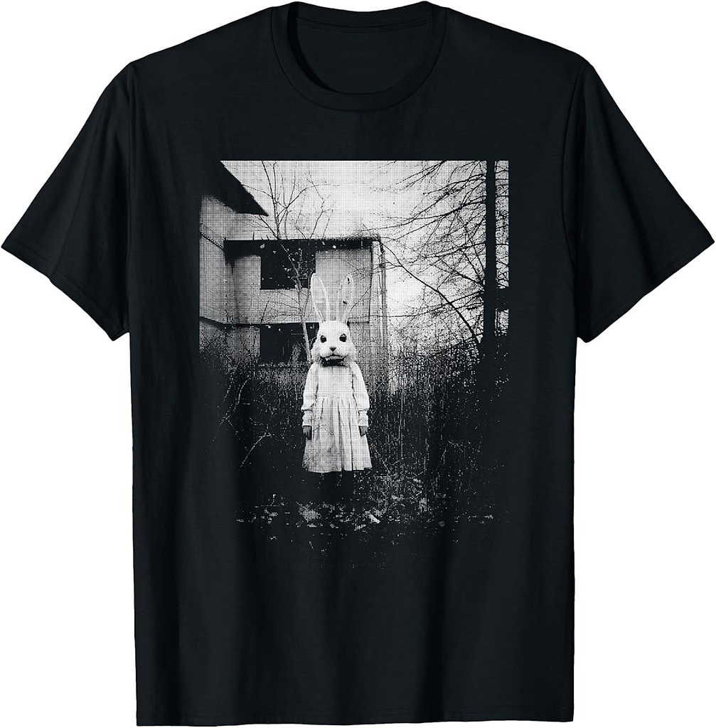 Horror Bunny Rabbit | Dark Creepy Unholy Gothic Halloween T-Shirt