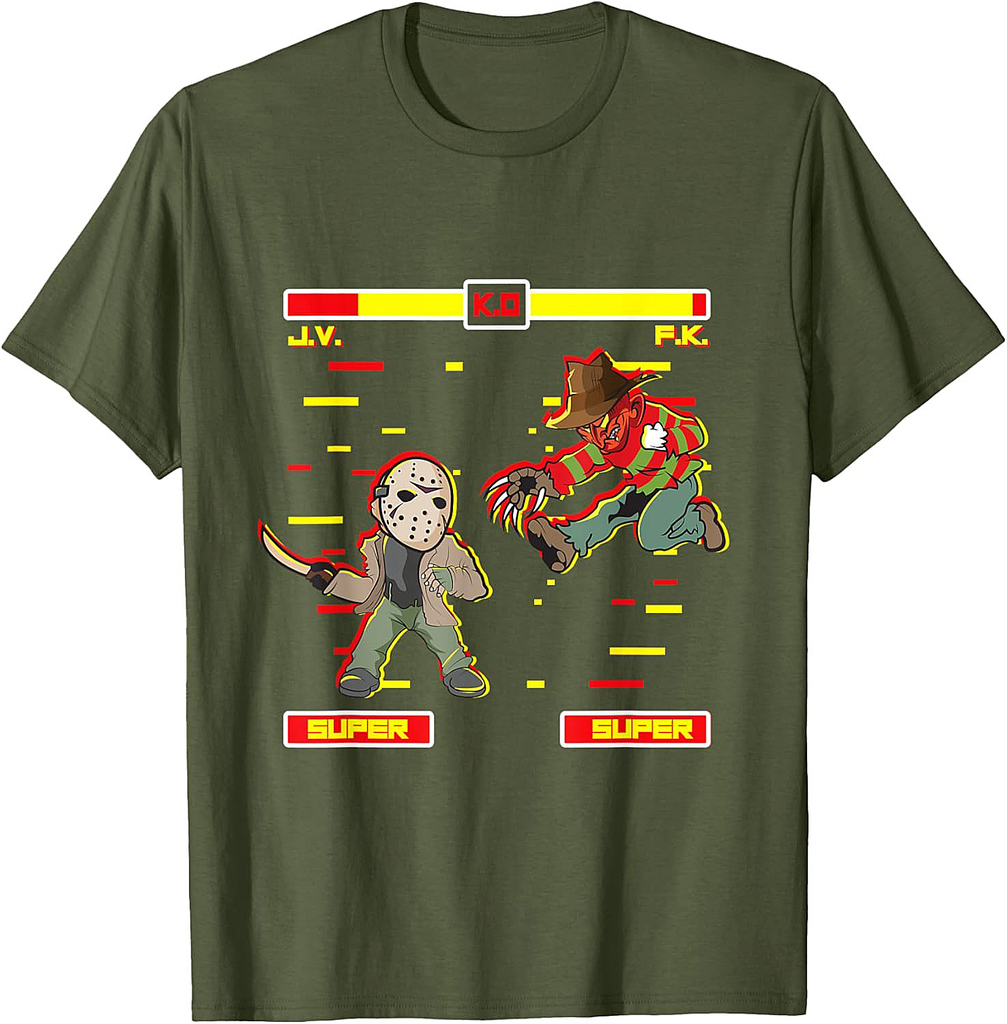 Horror Movie Video Game Lazy Halloween Costume T-Shirt