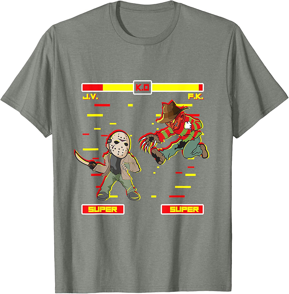 Horror Movie Video Game Lazy Halloween Costume T-Shirt