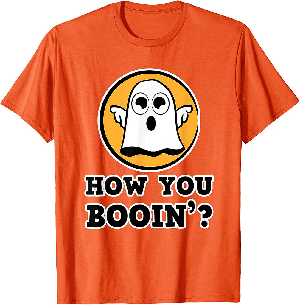 How you booin`? - Ghost Party on Halloween T-Shirt