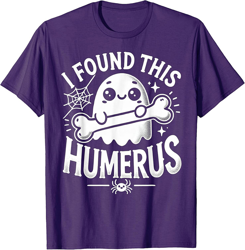 I Found This Humerus Halloween Ghost Humorous T-Shirt