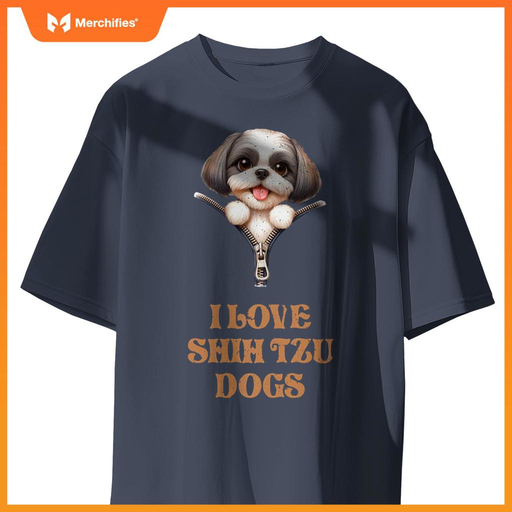 I Love Shih Tzu Dogs T-Shirt
