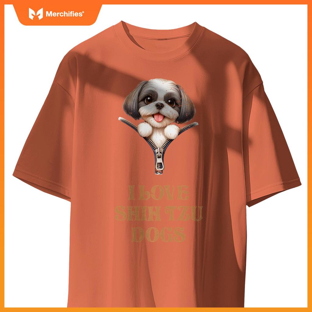 I Love Shih Tzu Dogs T-Shirt