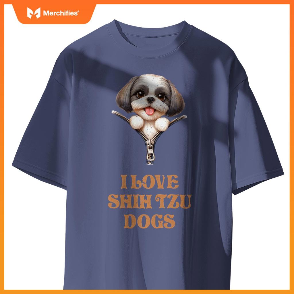 I Love Shih Tzu Dogs T-Shirt