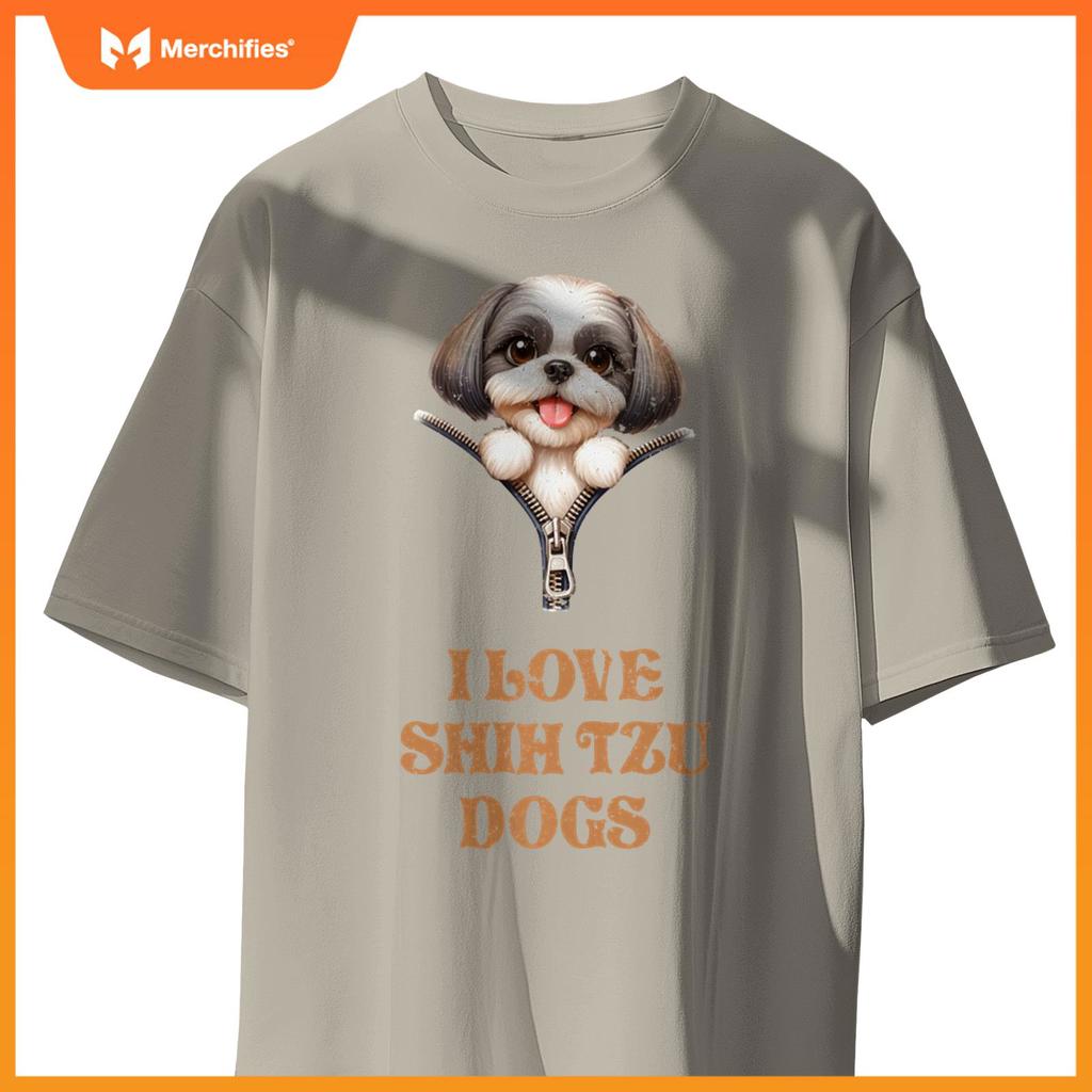 I Love Shih Tzu Dogs T-Shirt