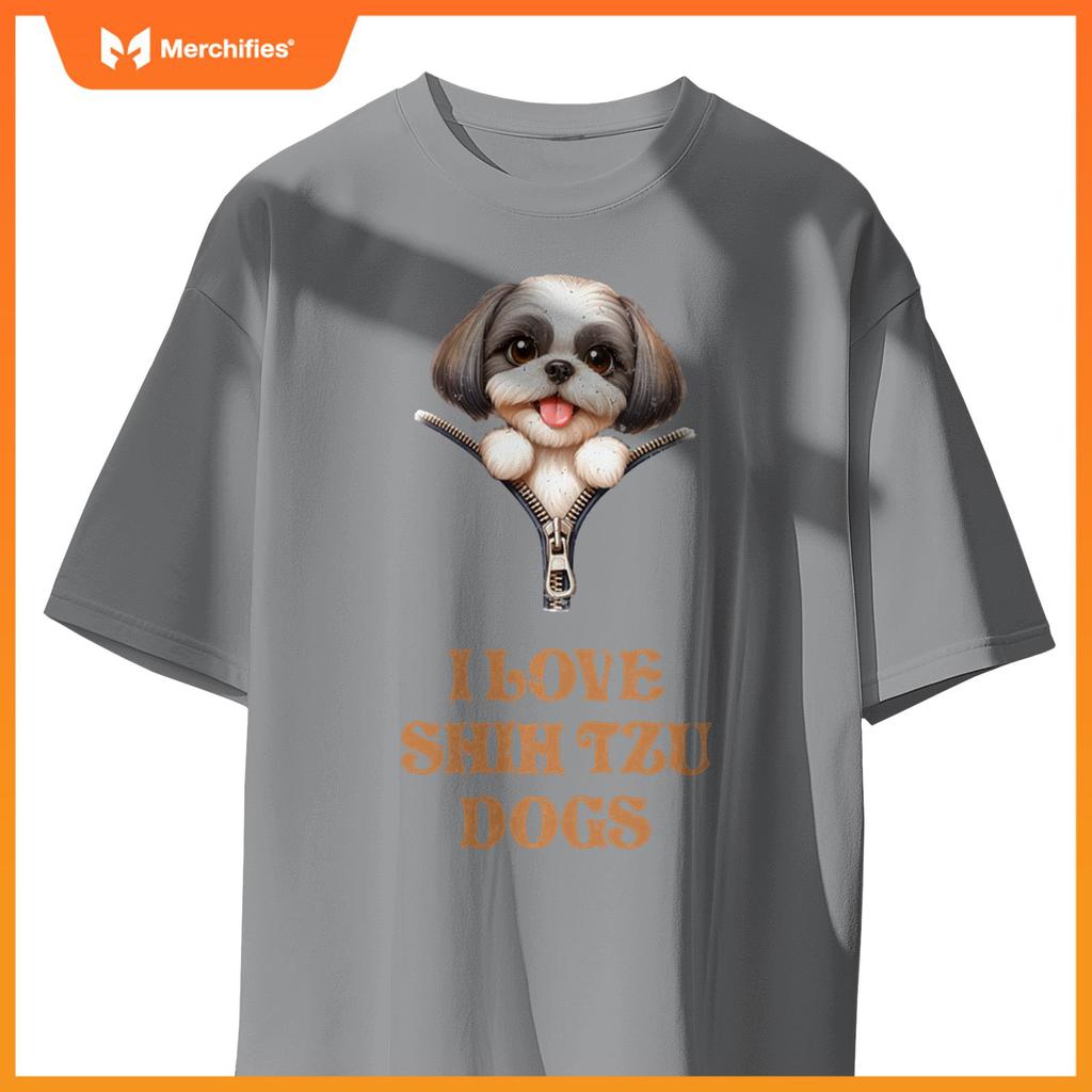 I Love Shih Tzu Dogs T-Shirt
