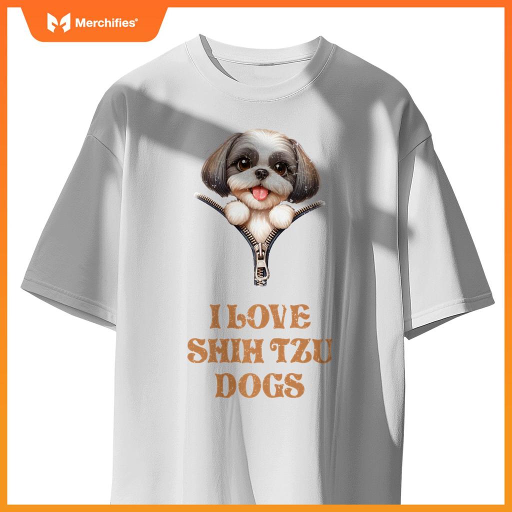 I Love Shih Tzu Dogs T-Shirt