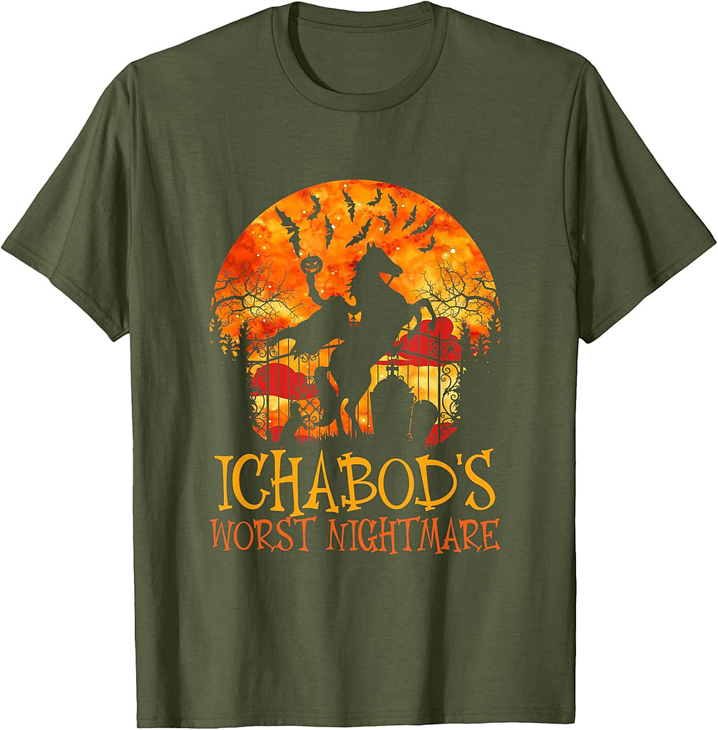 Ichabod's Worst Nightmare, Headless Horseman Halloween T-Shirt