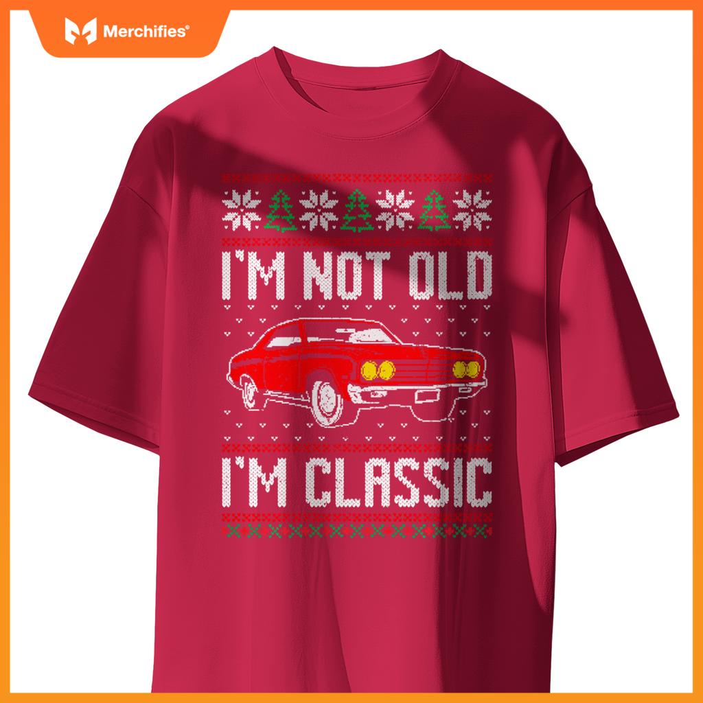 I'M Not Old I'M Classic Muscle Car Ugly Christmas T-Shirt