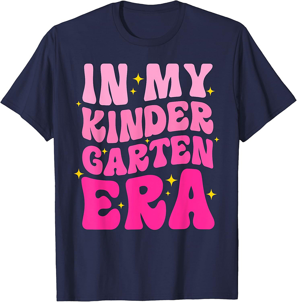 In My Kindergarten Era Back To School Kinder Teacher Girls T-Shirt