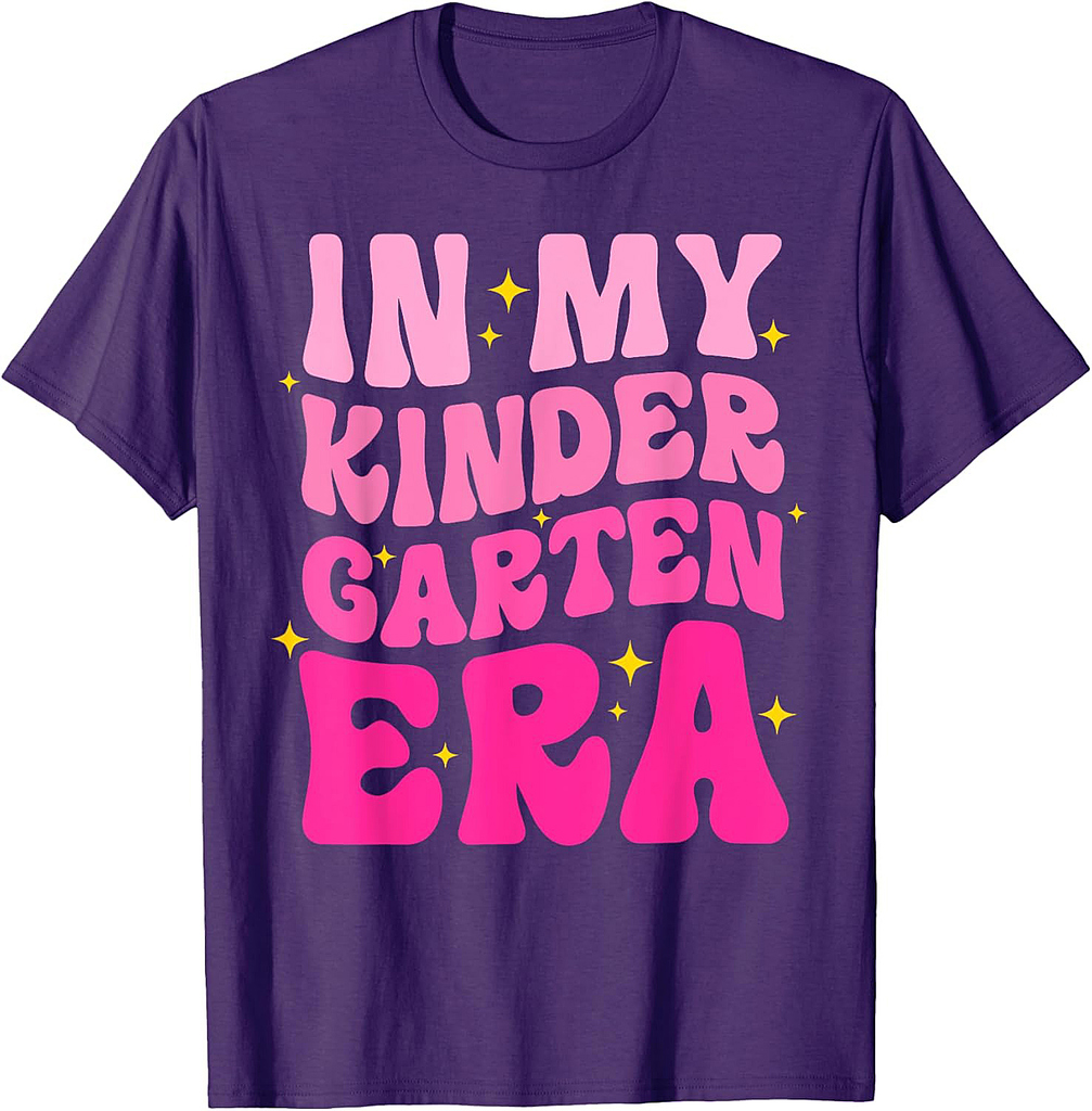 In My Kindergarten Era Back To School Kinder Teacher Girls T-Shirt