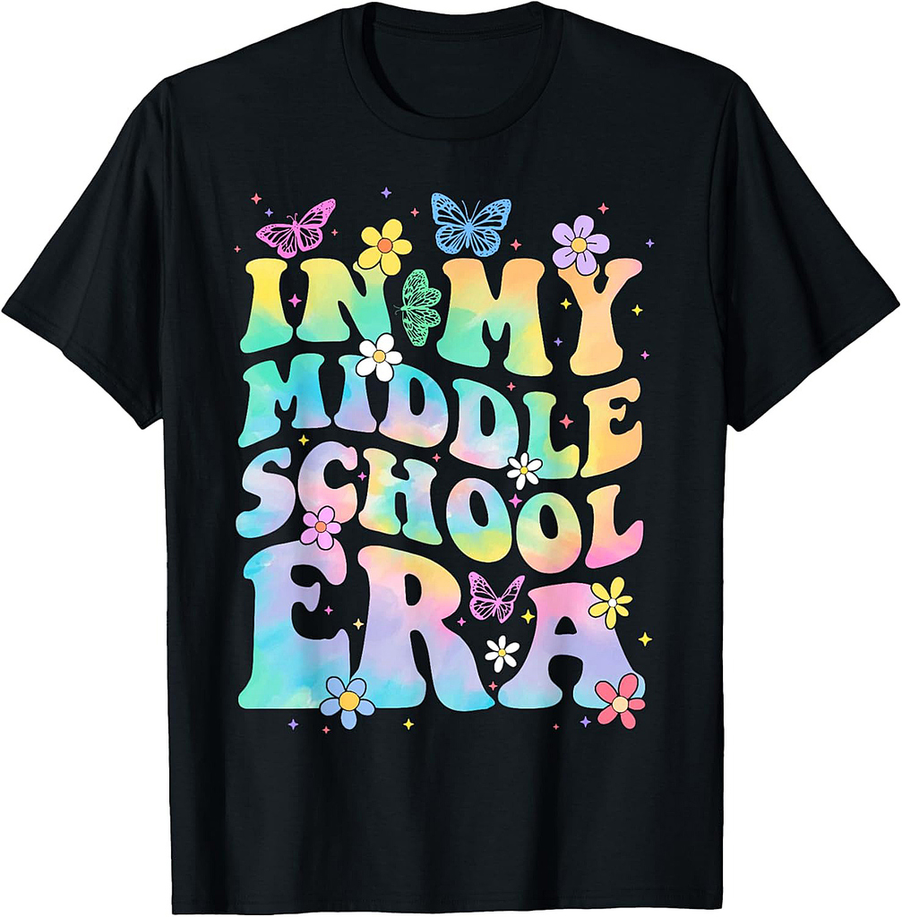 In My Middle School Era Back To School Outfits For Teacher T-Shirt