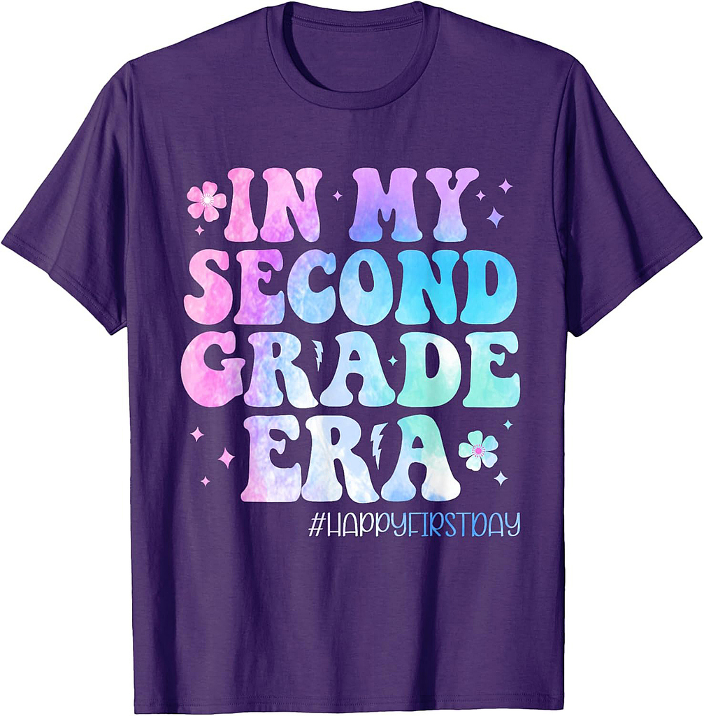 In My Second Grade Era Back to School 2nd Grade Teacher Kids T-Shirt
