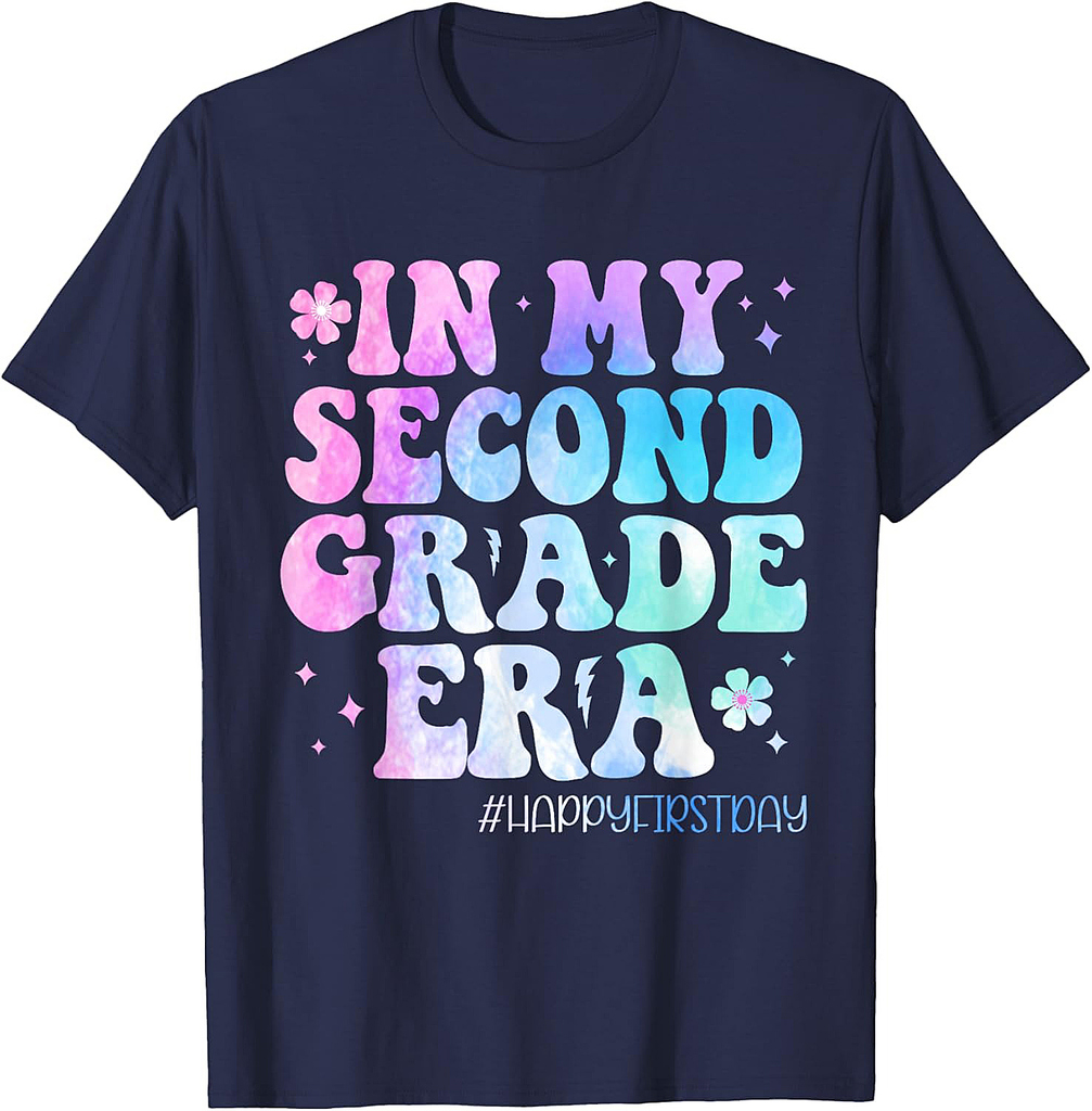 In My Second Grade Era Back to School 2nd Grade Teacher Kids T-Shirt