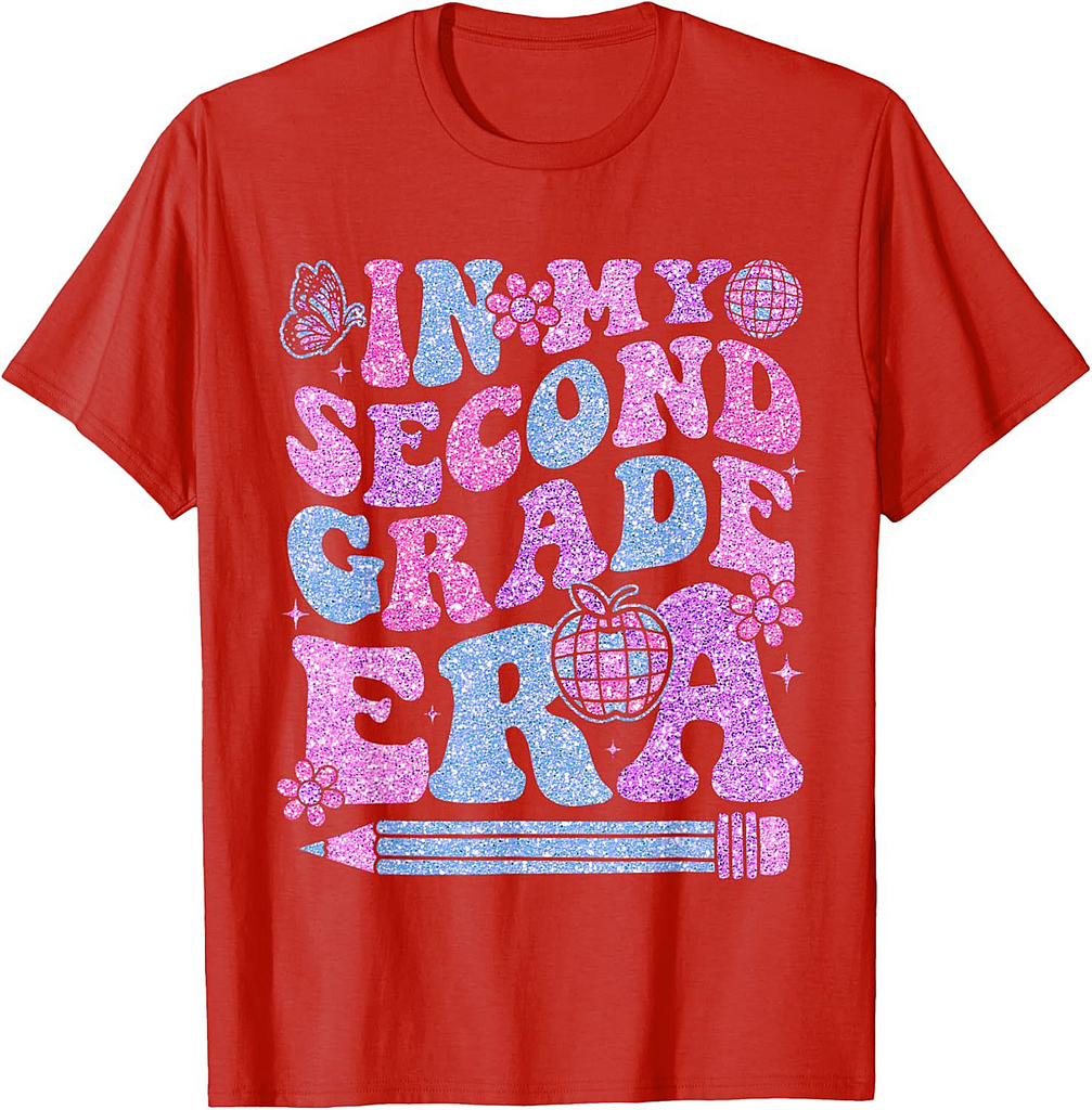 In My Second Grade Era Girl Back To School 2nd Grade Teacher T-Shirt
