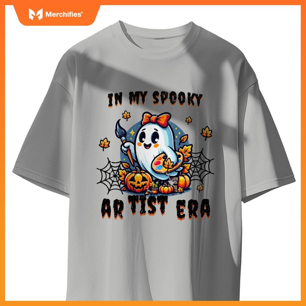 In My Spooky Artist Era Halloween Art Teacher Ghost Cute