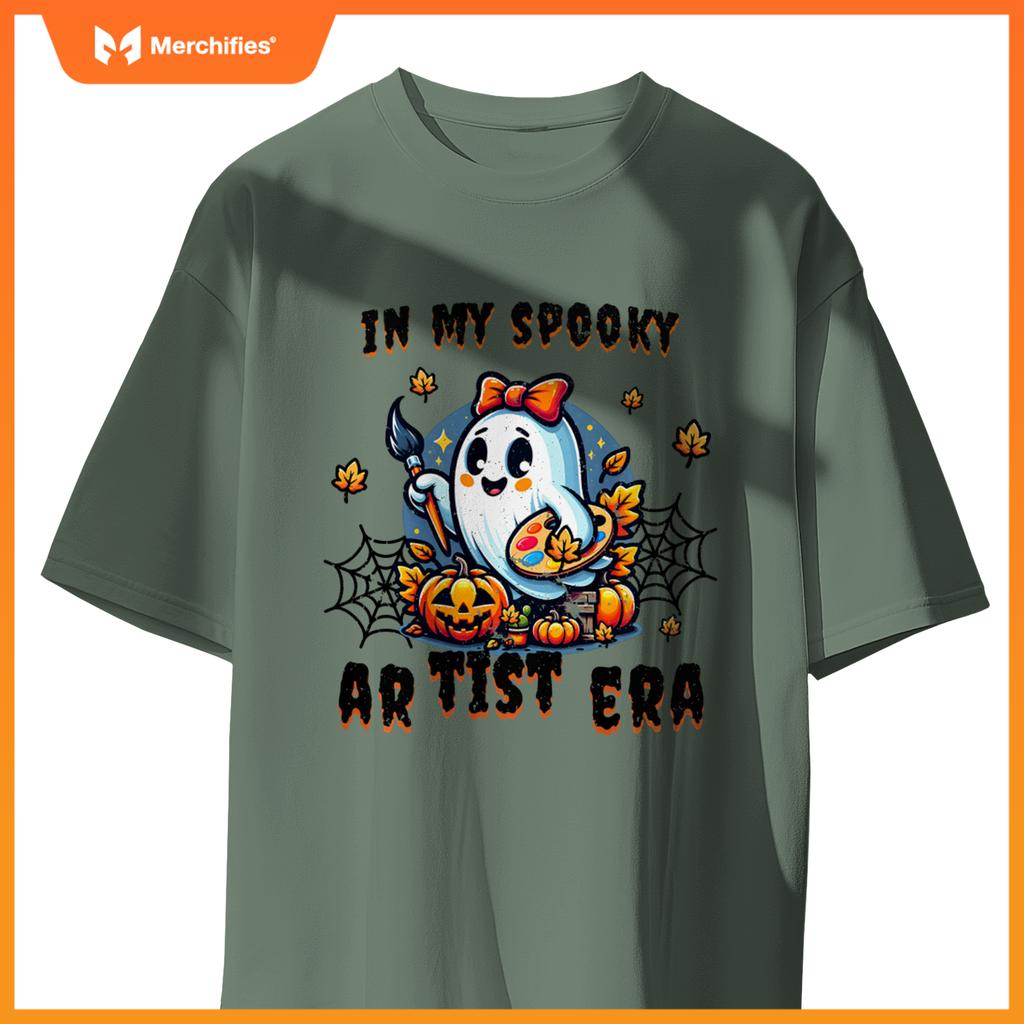In My Spooky Artist Era Halloween Art Teacher Ghost Cute