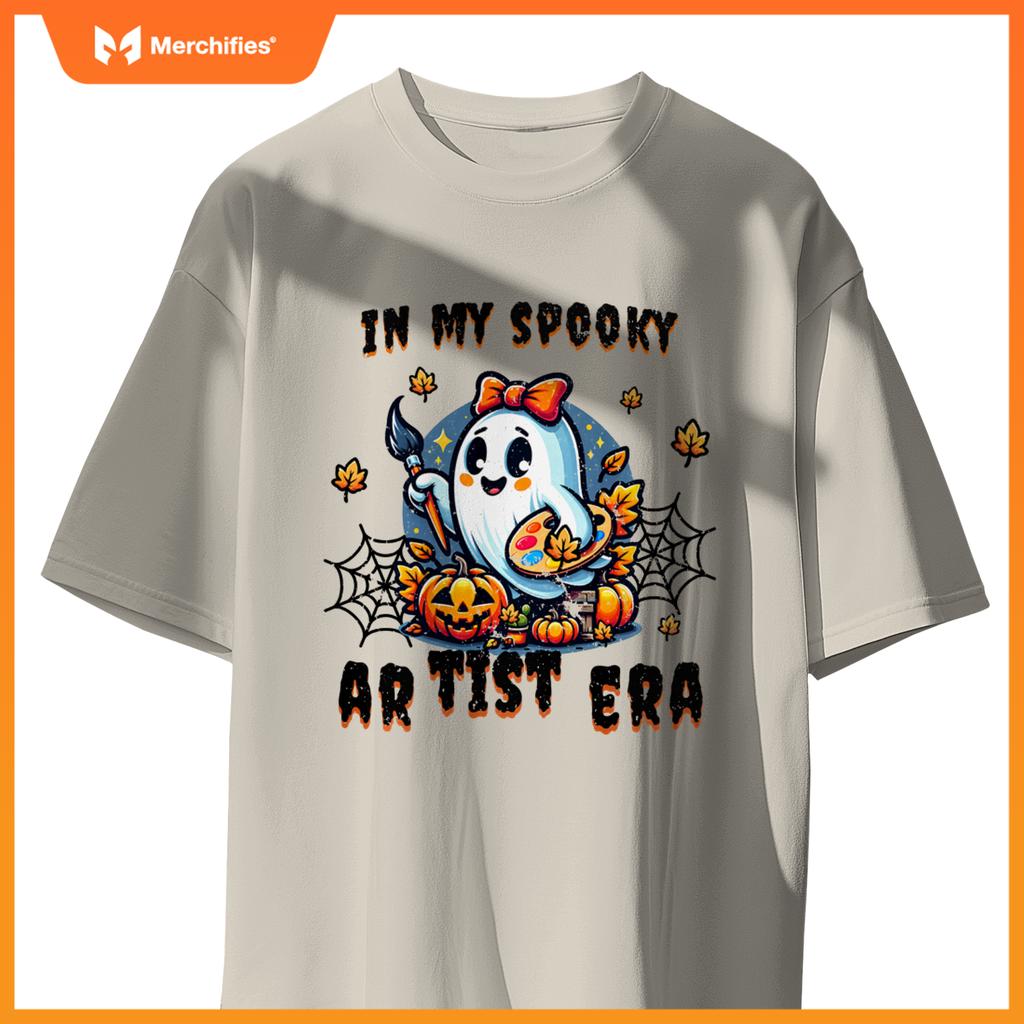 In My Spooky Artist Era Halloween Art Teacher Ghost Cute