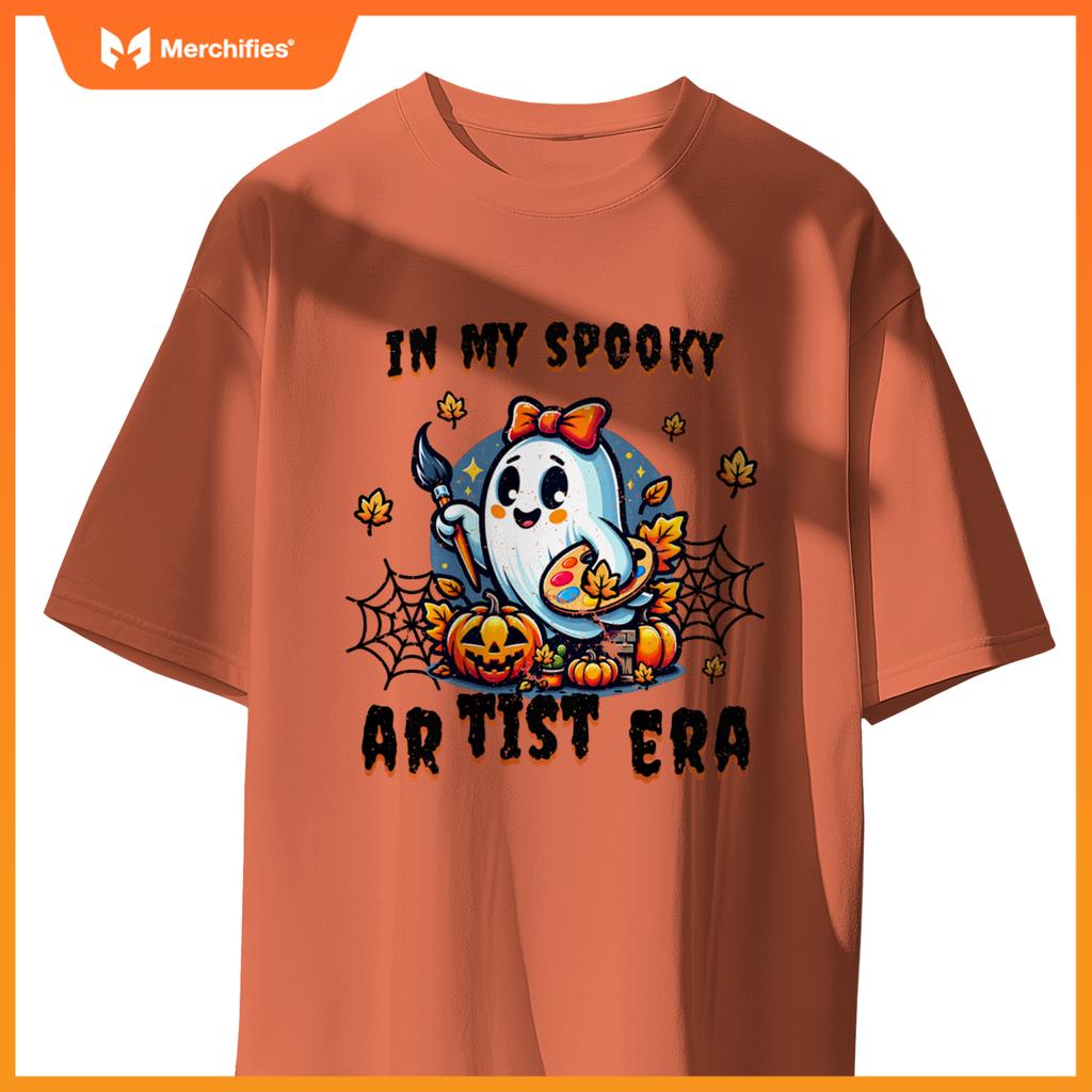 In My Spooky Artist Era Halloween Art Teacher Ghost Cute