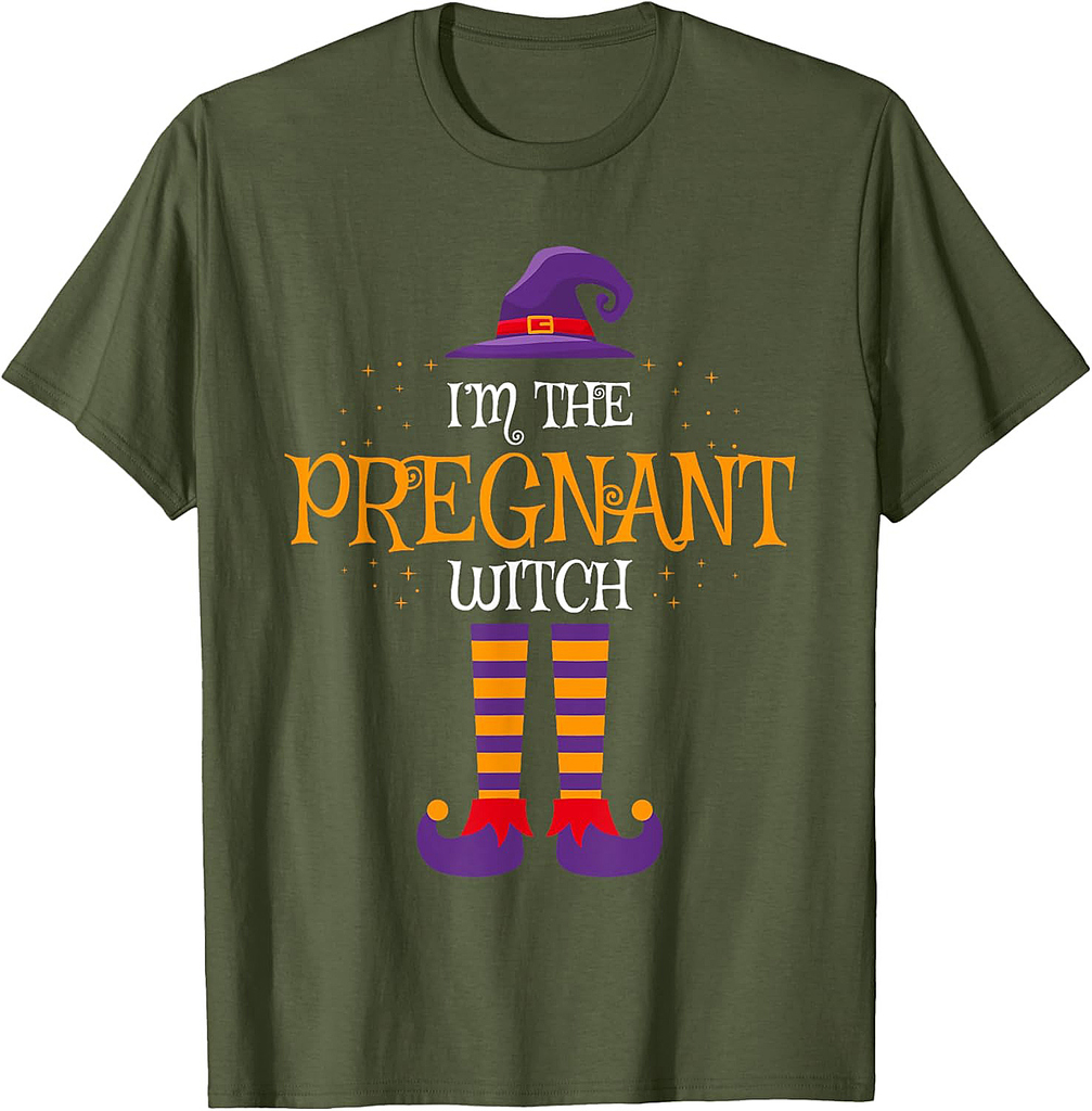 I’m The Pregnant Witch Halloween Family Matching Costume T-Shirt