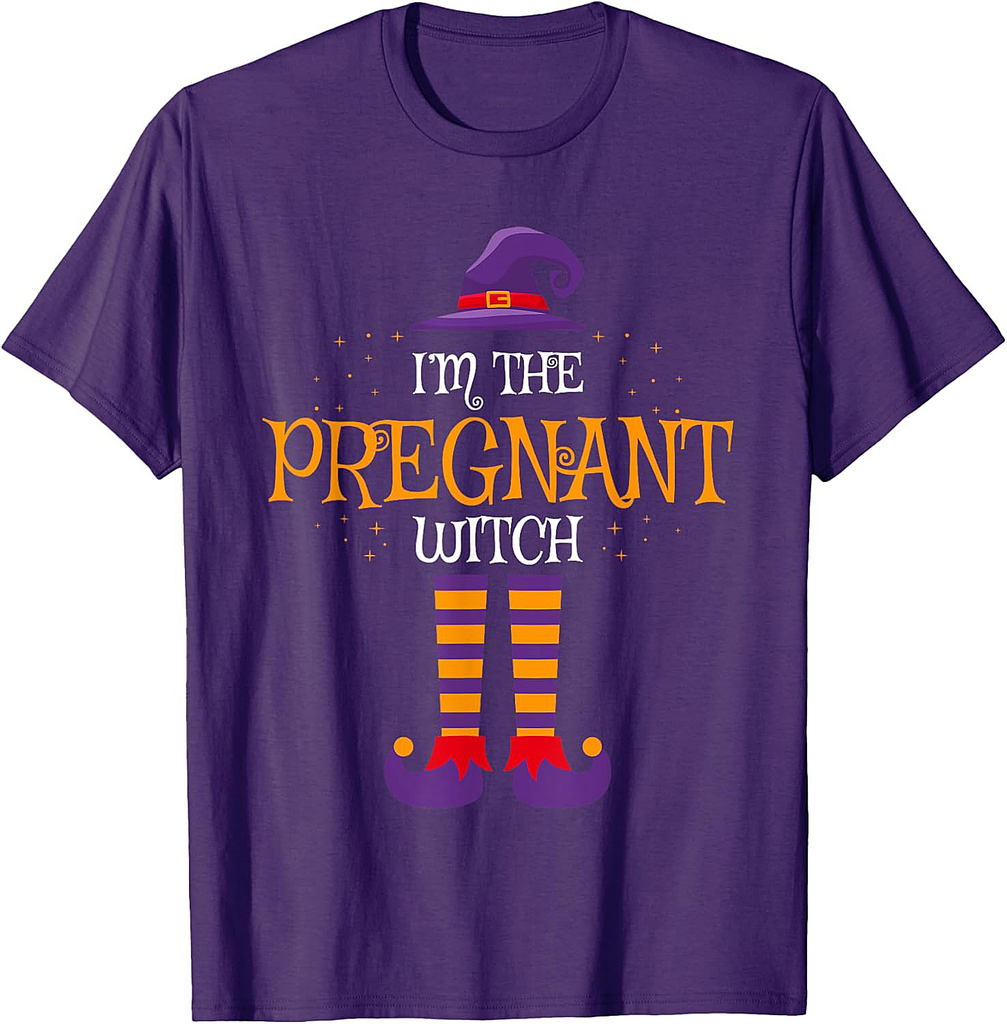 I’m The Pregnant Witch Halloween Family Matching Costume T-Shirt