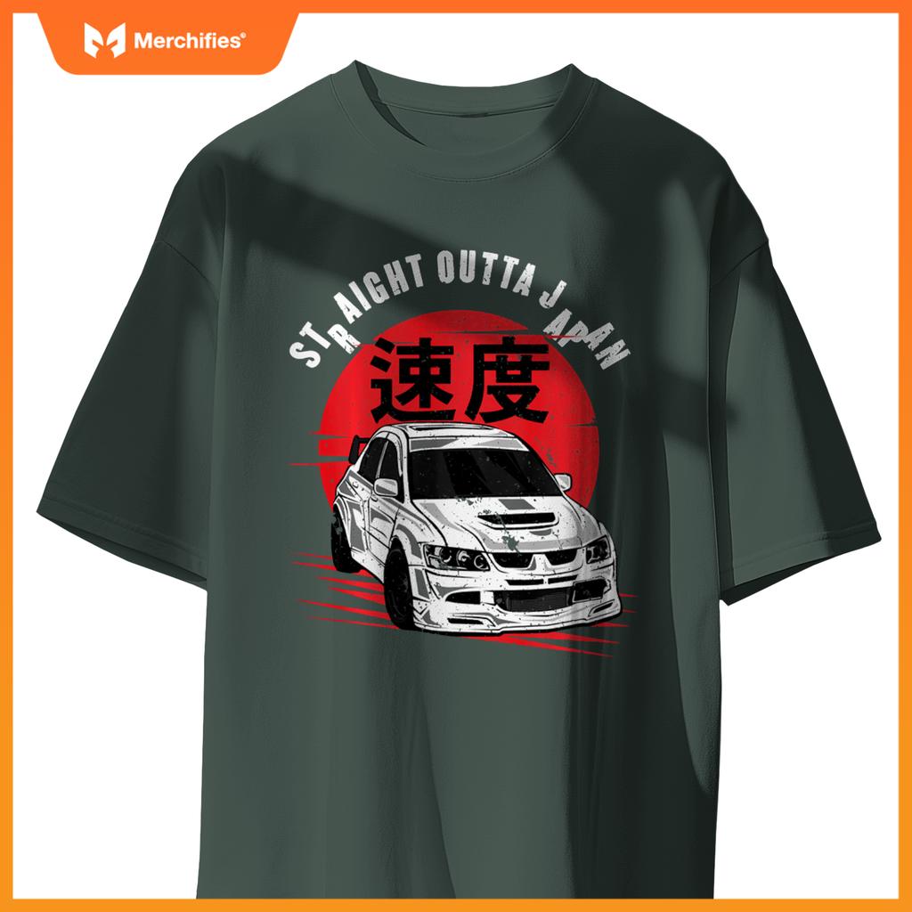 JDM Tokyo Japan Drift Race Car Tuning Straight Outta Japan T-Shirt