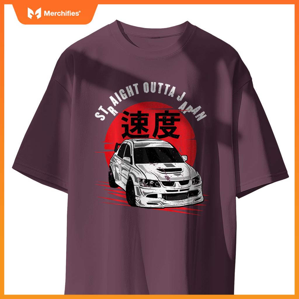 JDM Tokyo Japan Drift Race Car Tuning Straight Outta Japan T-Shirt