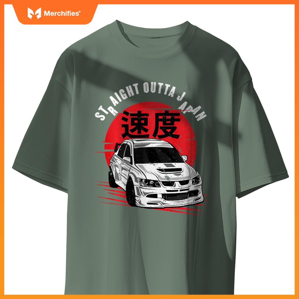 JDM Tokyo Japan Drift Race Car Tuning Straight Outta Japan T-Shirt