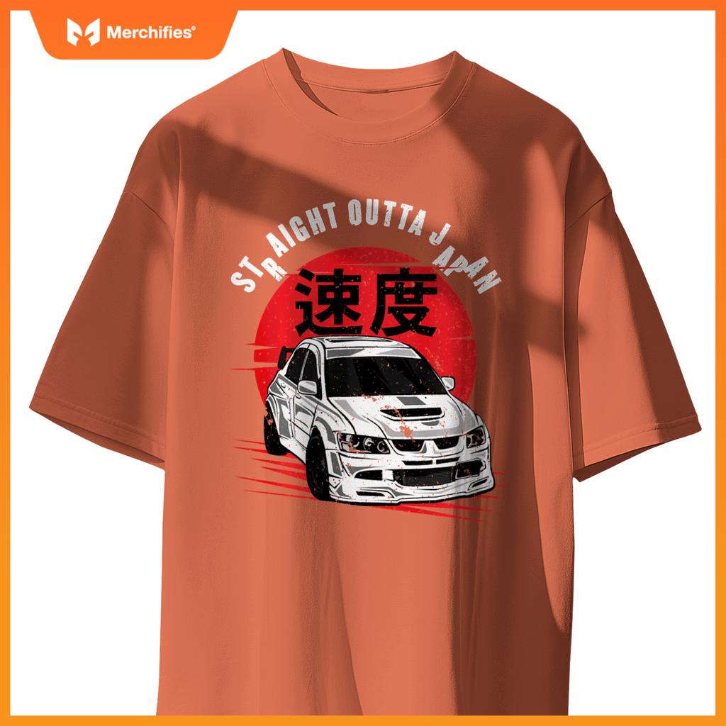 JDM Tokyo Japan Drift Race Car Tuning Straight Outta Japan T-Shirt