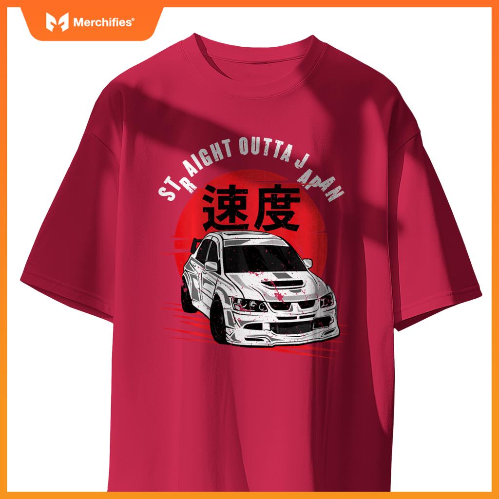JDM Tokyo Japan Drift Race Car Tuning Straight Outta Japan T-Shirt