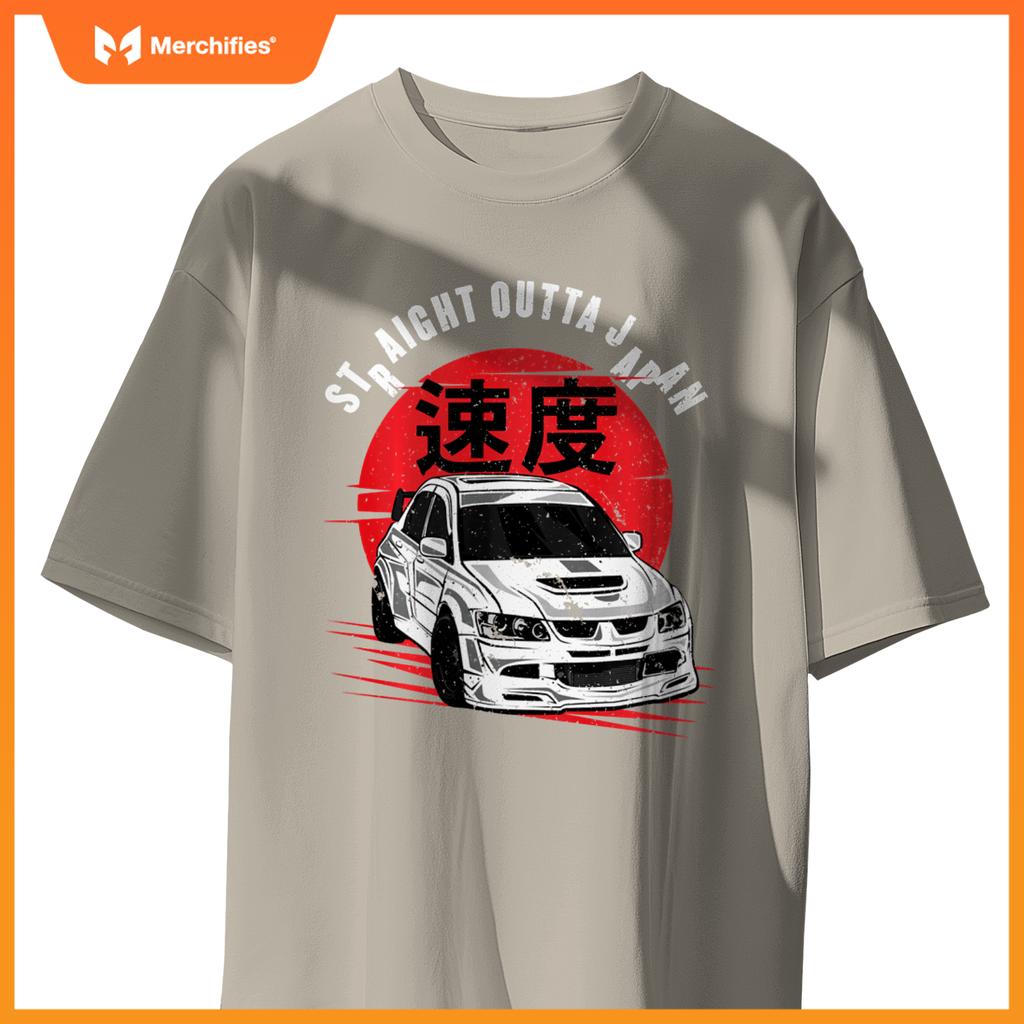 JDM Tokyo Japan Drift Race Car Tuning Straight Outta Japan T-Shirt