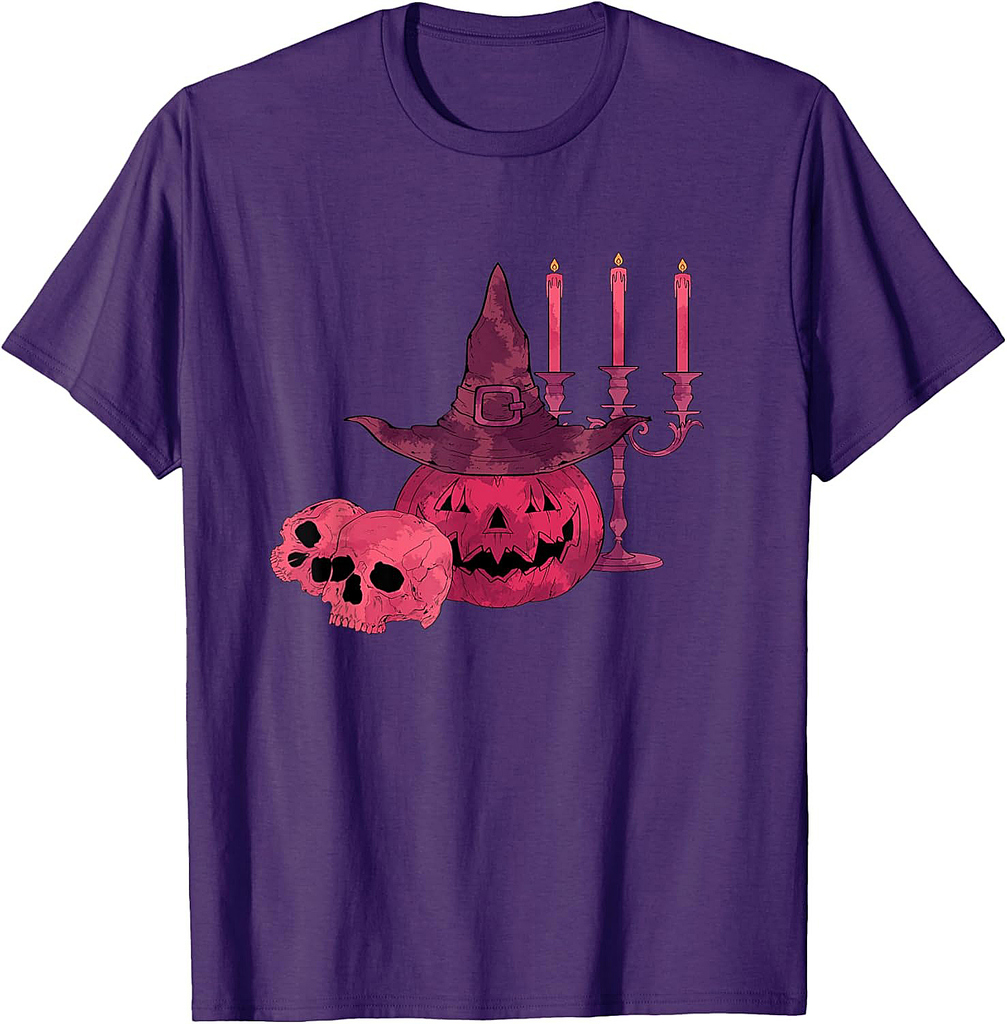 Jack O Lantern Skull Halloween T-Shirt