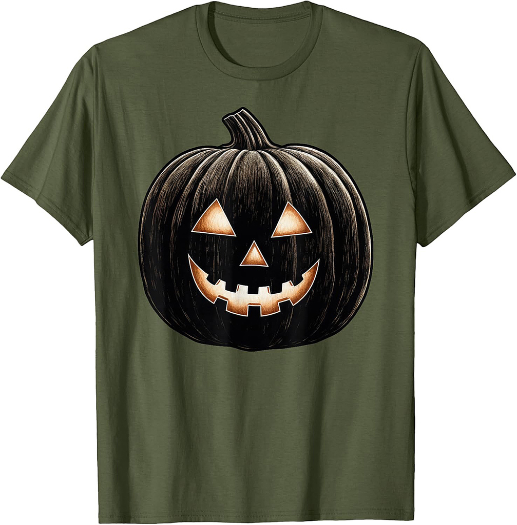 Jack-o-Lantern Retro Candlelight – Easy Halloween Costume T-Shirt