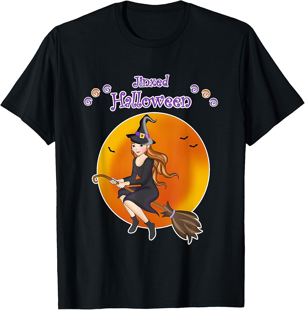 Jinxed Halloween for Women and Girls - Witch Halloween T-Shirt