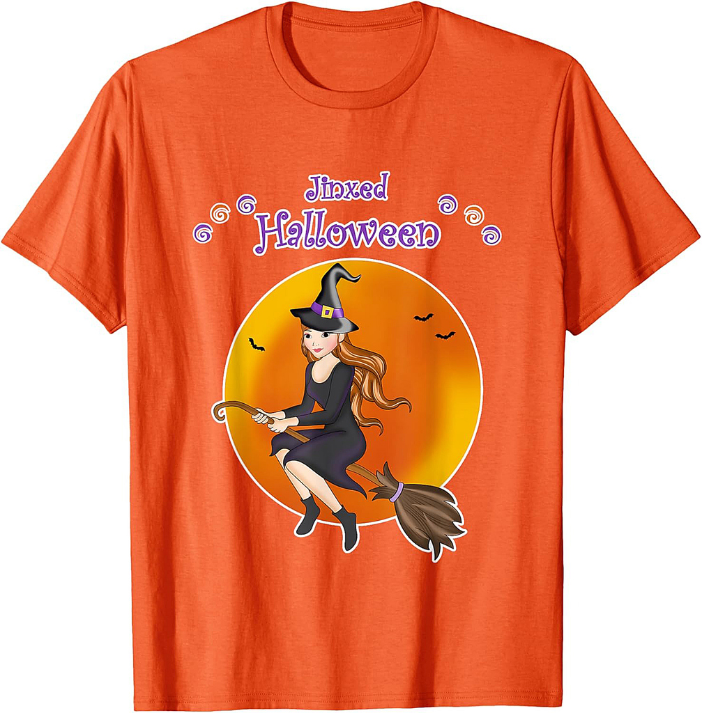 Jinxed Halloween for Women and Girls - Witch Halloween T-Shirt