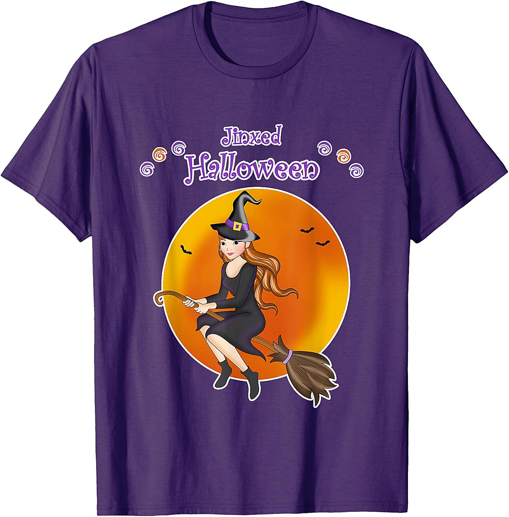 Jinxed Halloween for Women and Girls - Witch Halloween T-Shirt