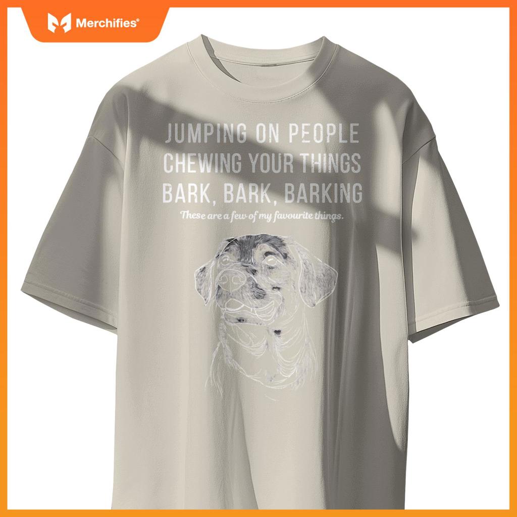 Jumping on People Funny Labrador Retriever Dog Bad Habits T-Shirt