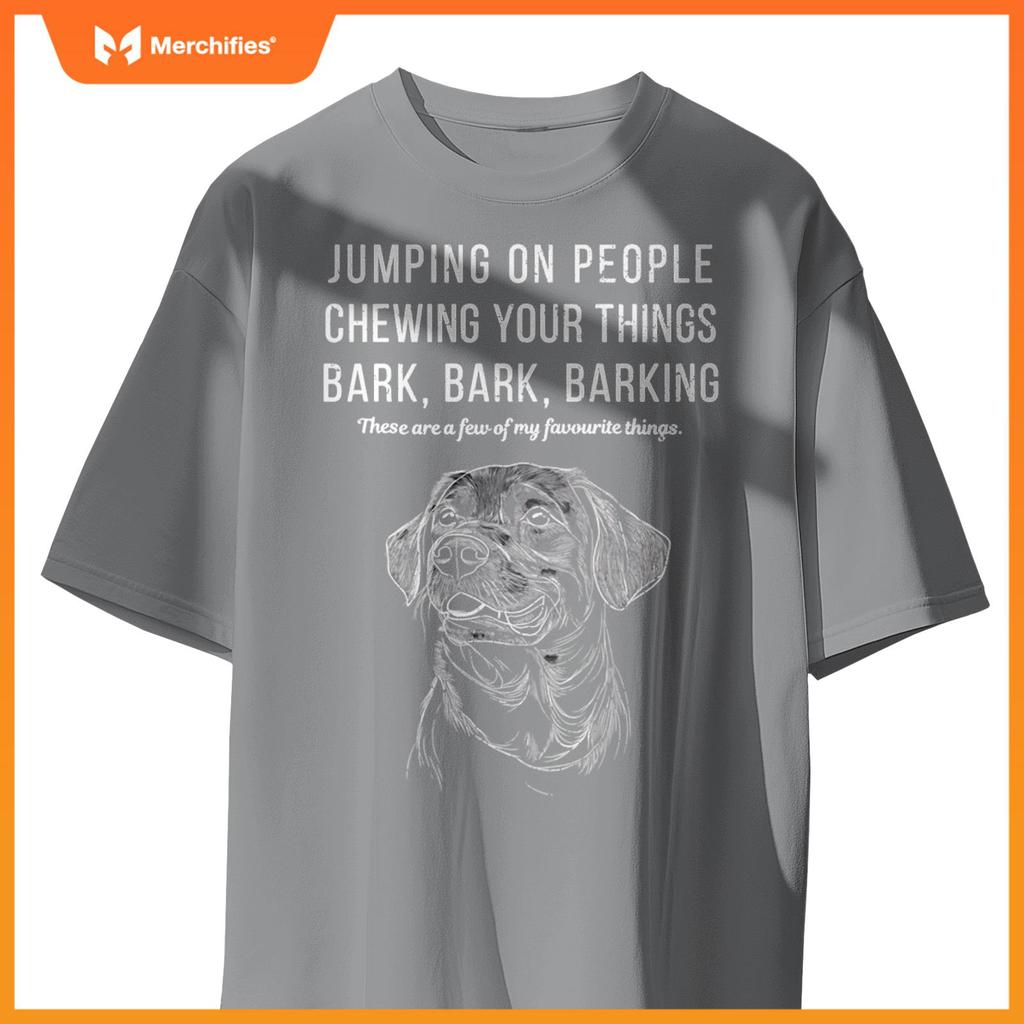 Jumping on People Funny Labrador Retriever Dog Bad Habits T-Shirt
