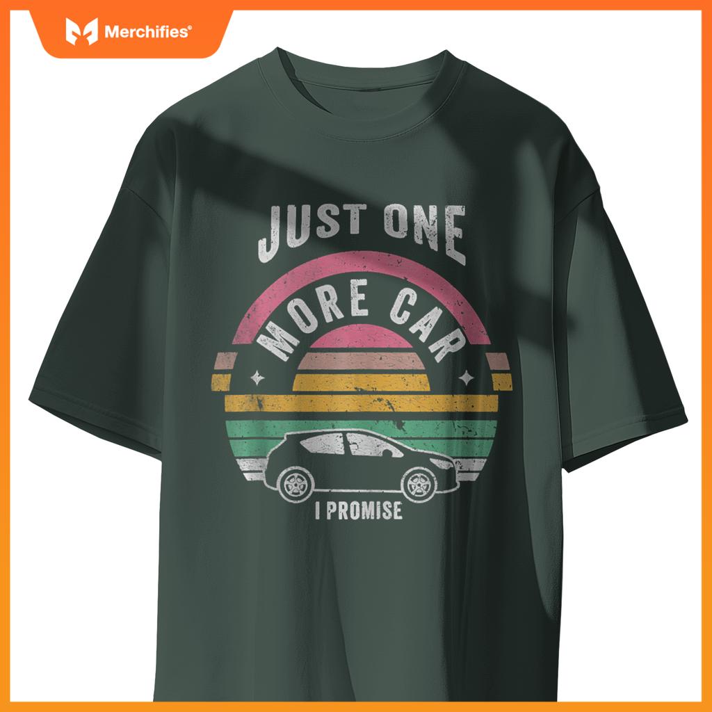 Just One More Car I Promise Retro Style T-Shirt
